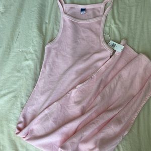 NWT LIGHT PINK OLD NAVY MIDI DRESS - SIZE XS